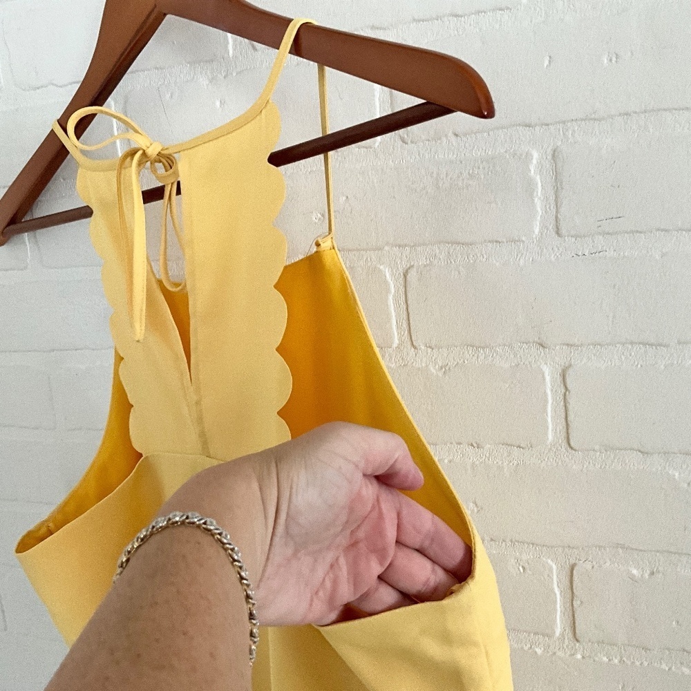 Anthropologie Yellow Mini Dress - Picture 9 of 12